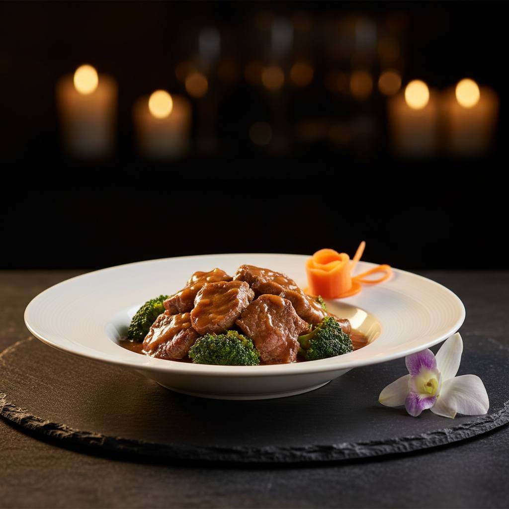 Beef with Oyster Sauce and Broccoli