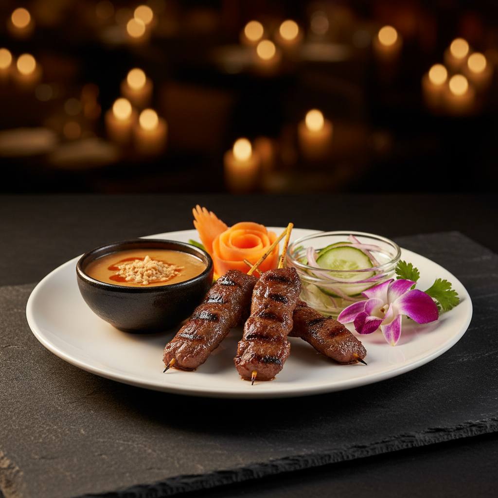 Beef Satay (4 pcs)