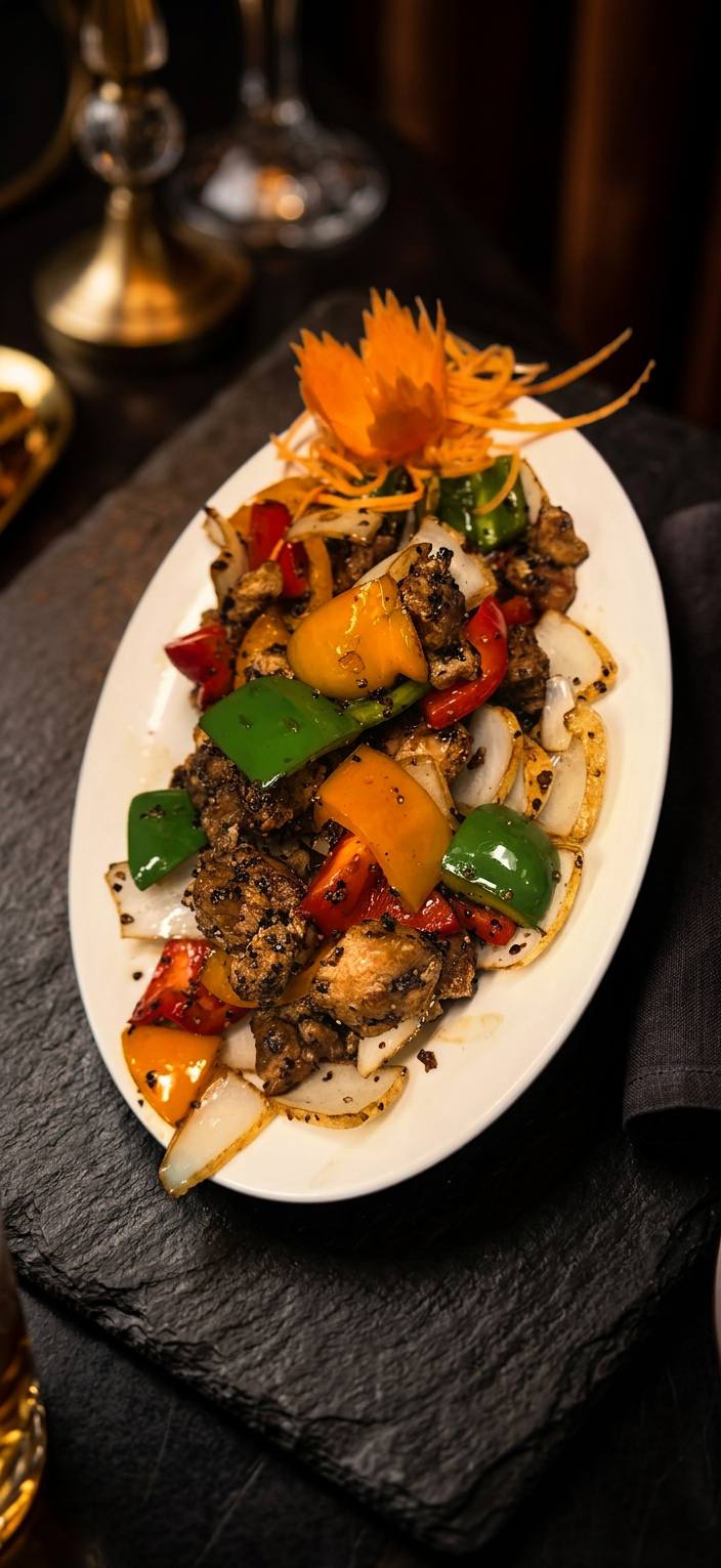 Chicken with Black Pepper