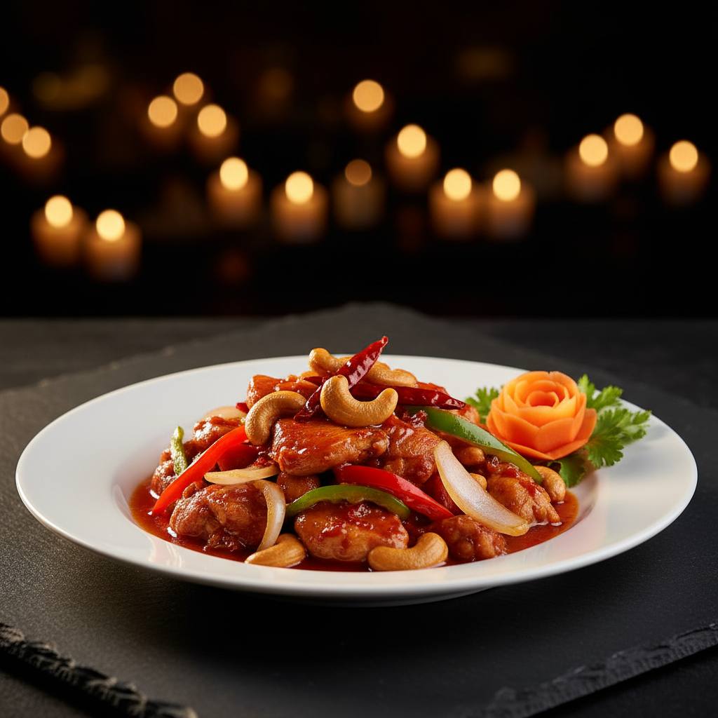 Chili Chicken with Cashews