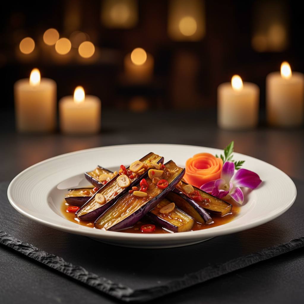 Eggplant with Garlic Sauce