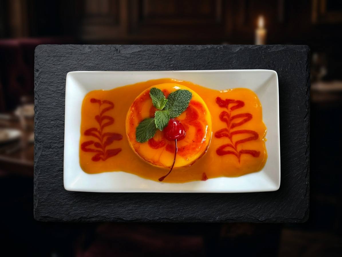 Mango Mousse with Lychee
