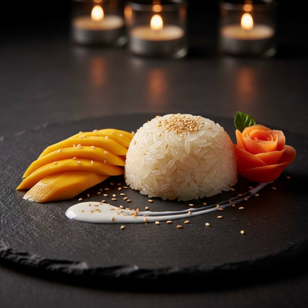 Sticky Rice with Mango and Coconut Milk