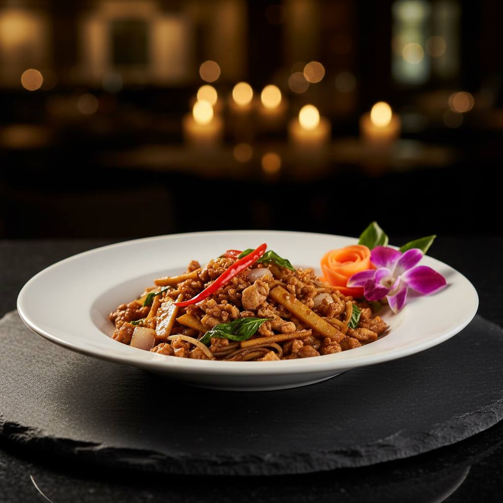 Pad Kee Mow Chicken