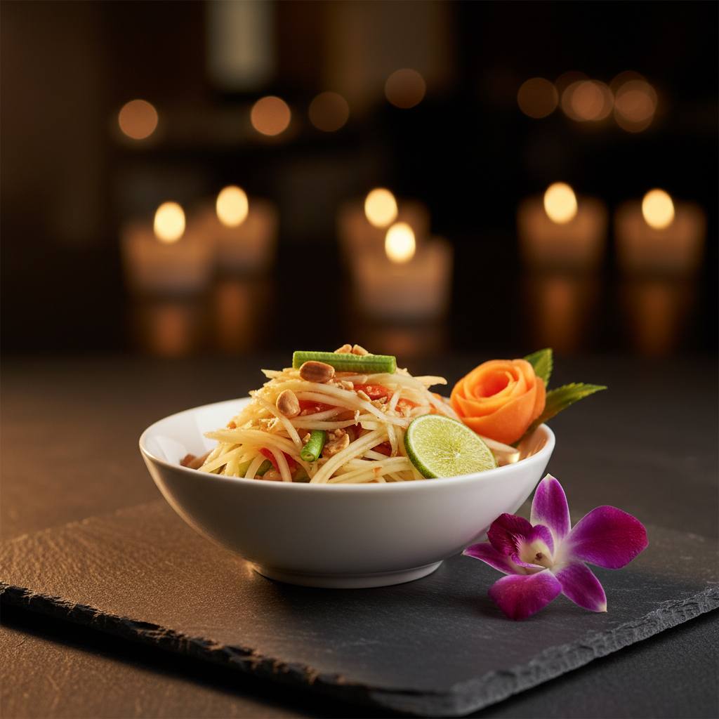 Thai Som Tum (Papaya Salad)