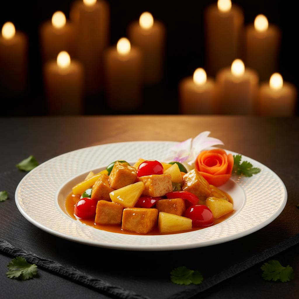 Sweet and Sour Vegetables with Tofu