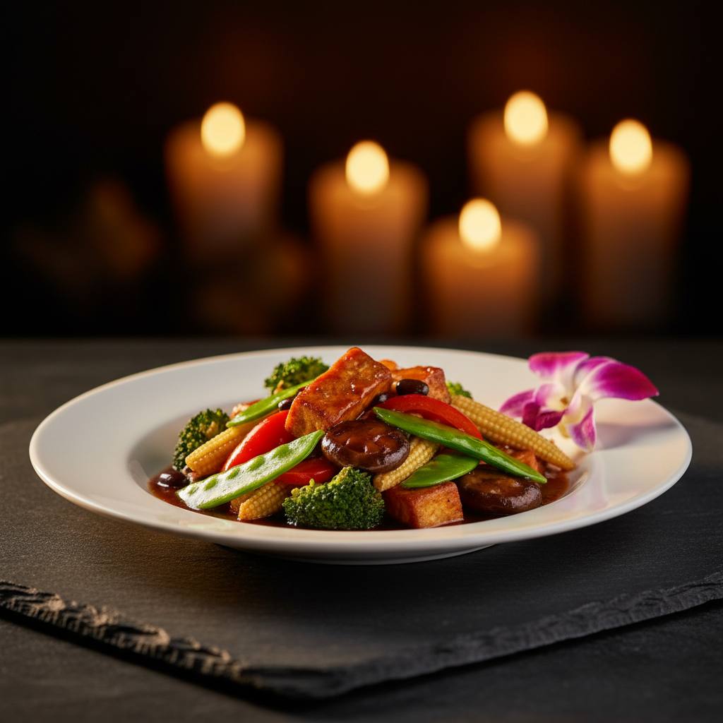 Garden Vegetables with Tofu